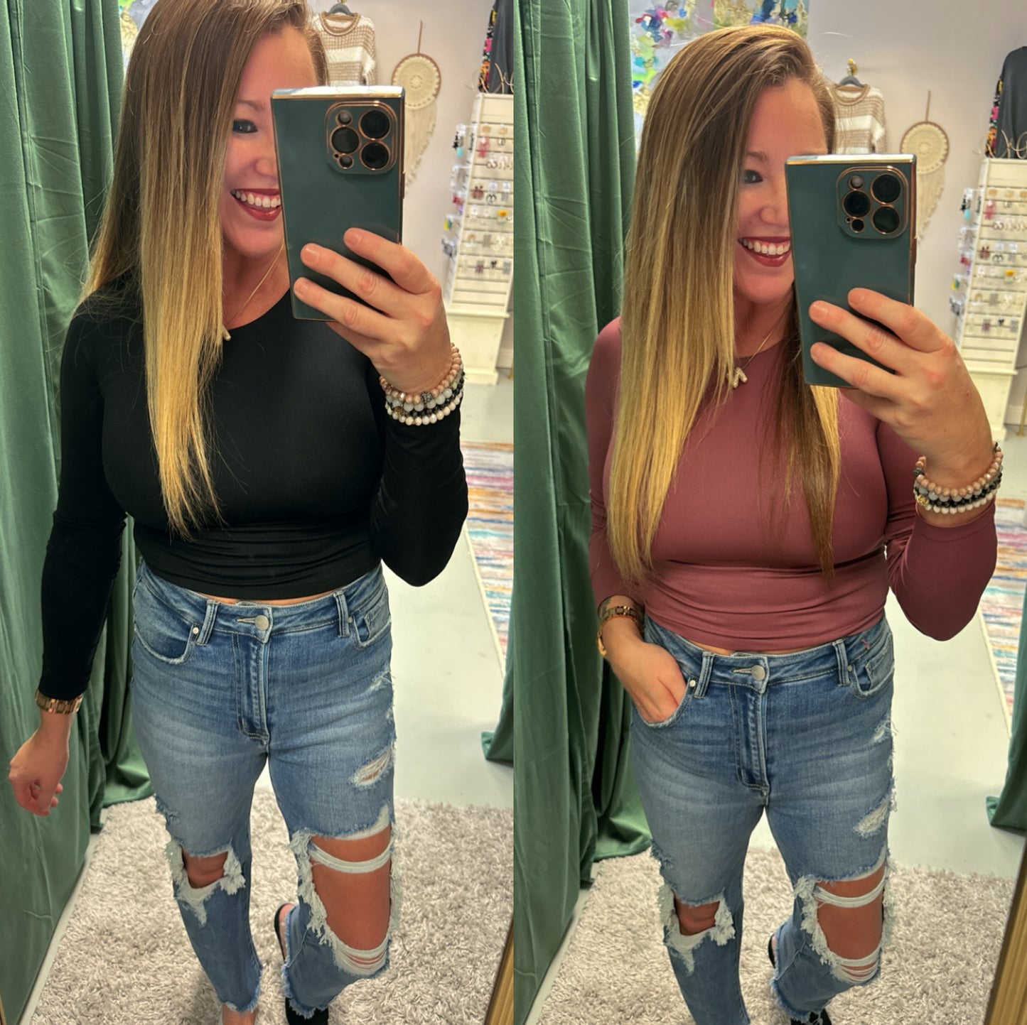 Long Sleeve Seamless Top