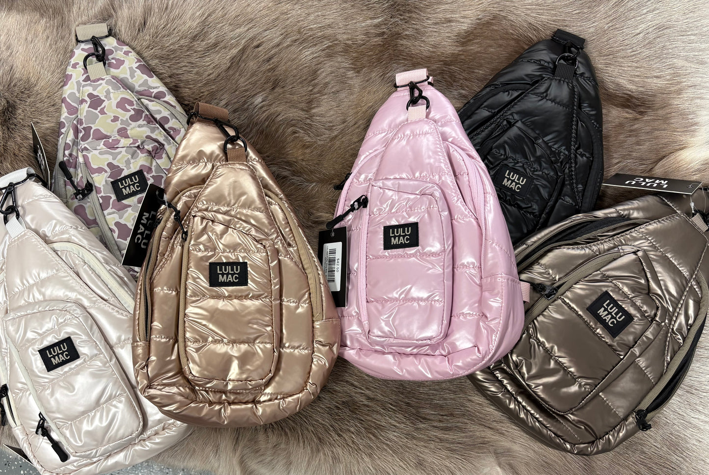 Lulu Mac Puffer Sling Bag