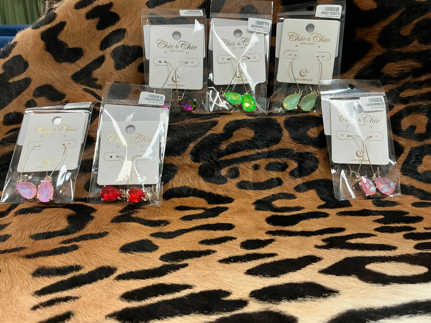 Teardrop Rhinestone Earrings