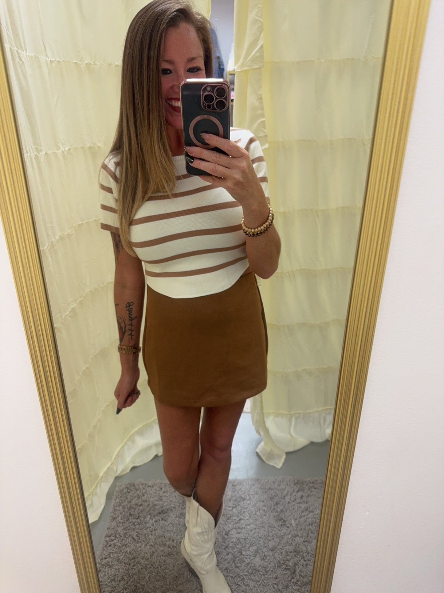 Harbor Sail Striped Knit Top