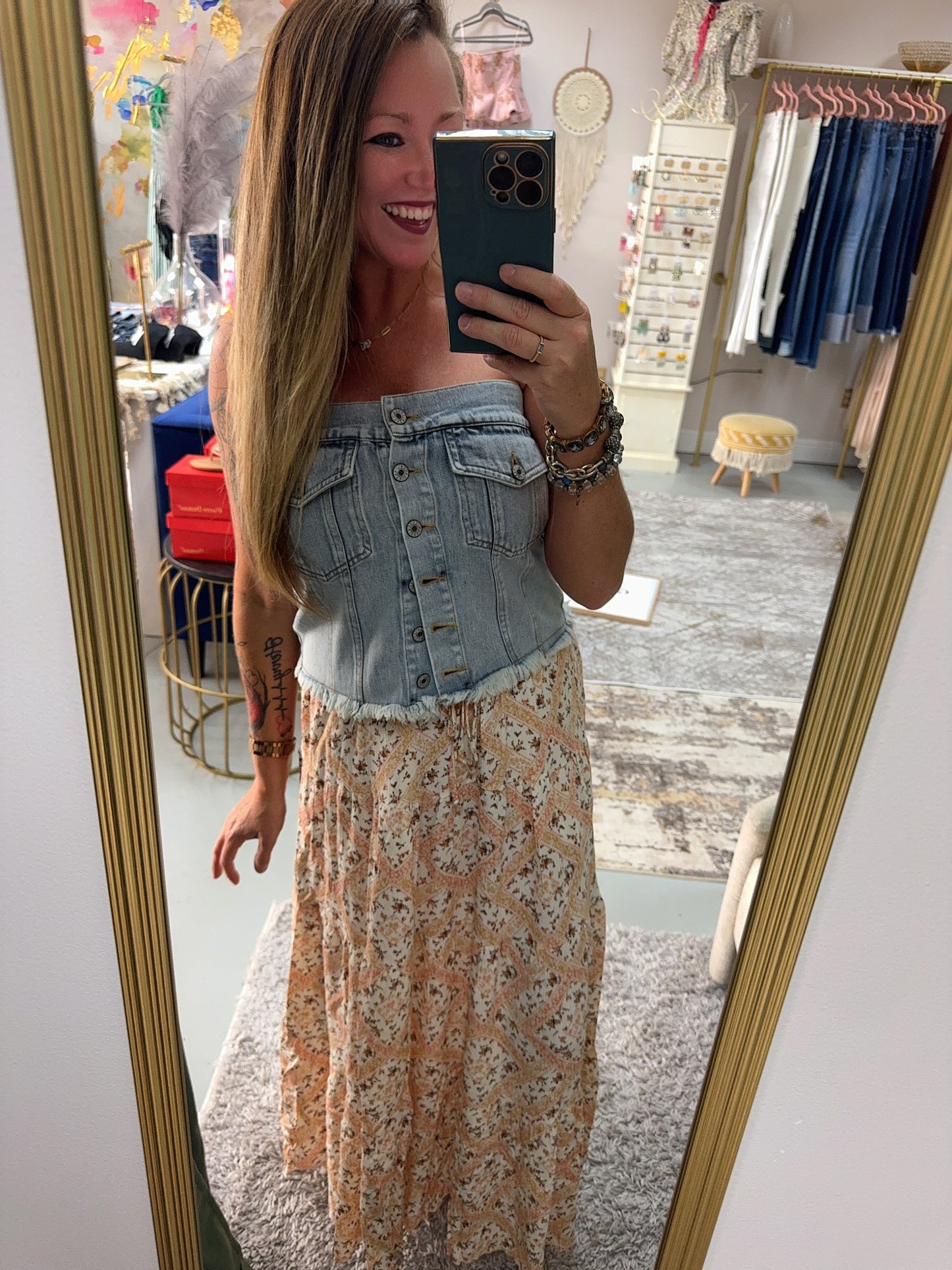 Trailer Park Pretty Top (Light Wash)