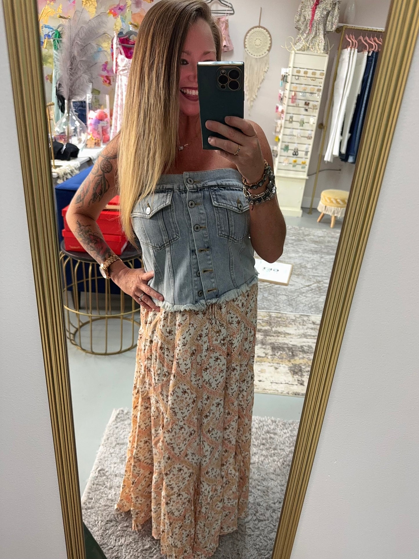 Trailer Park Pretty Top (Light Wash)