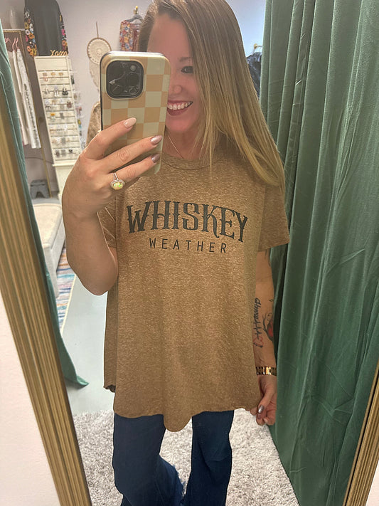 Whiskey Weather Scoop Tee/Dress