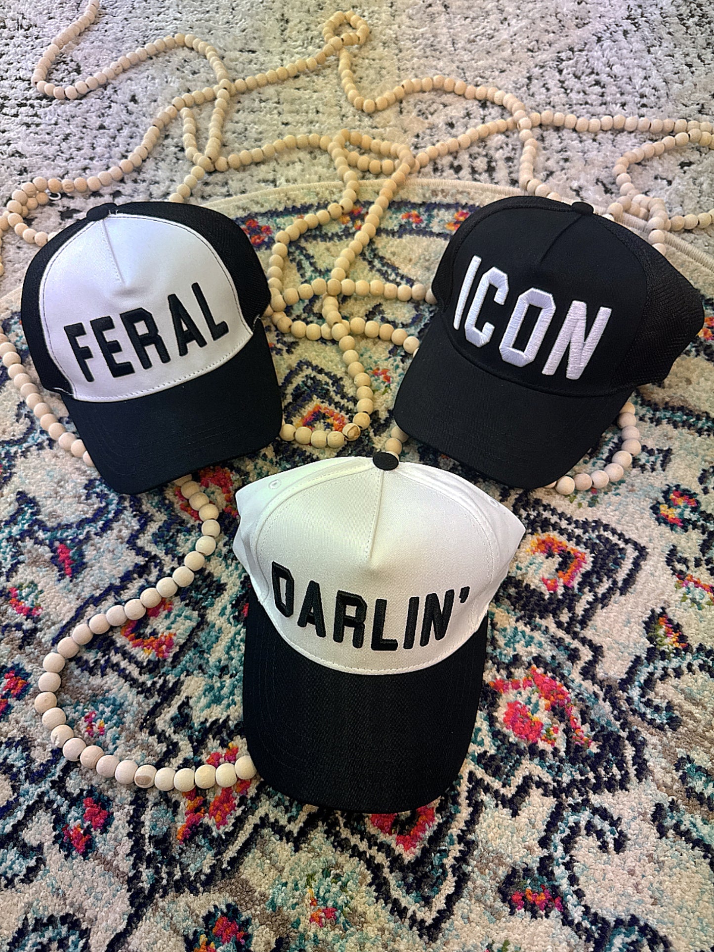 Embroidered Trucker Hat - Icon