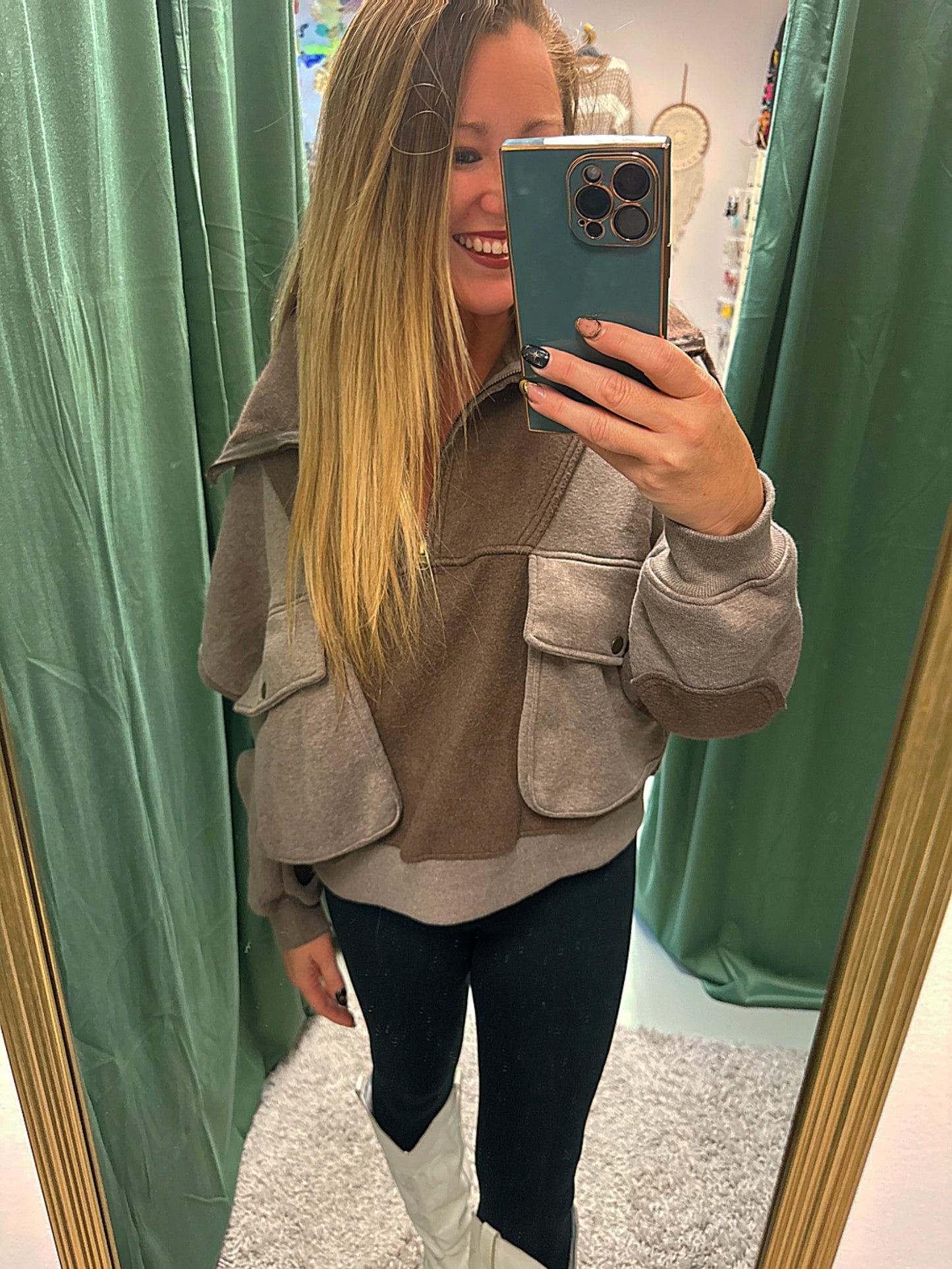 Mineral Washed French Terry Sweatshirt