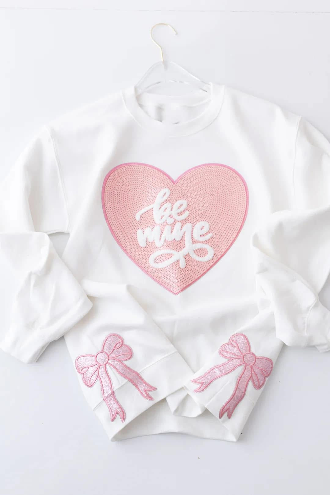 Be Mine Pullover With Side Bows