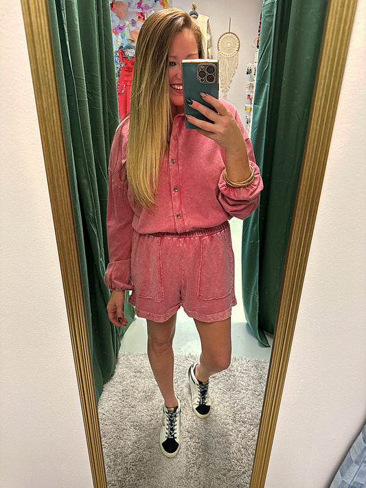 Stonewash Everyday Romper