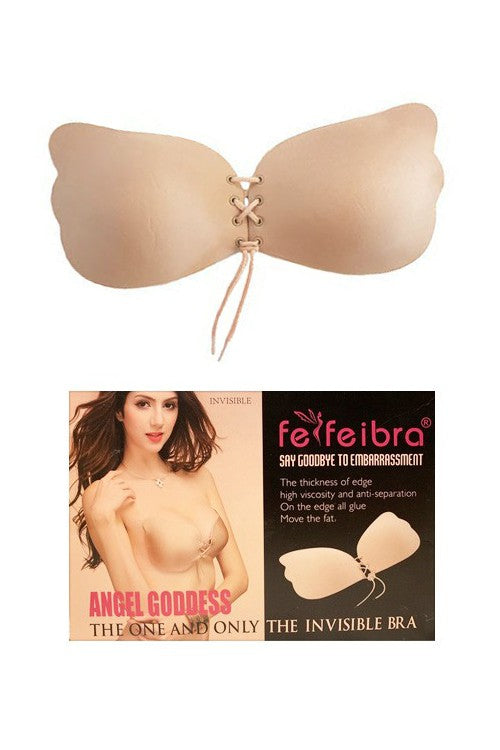 Lace - Up Adhesive Bra