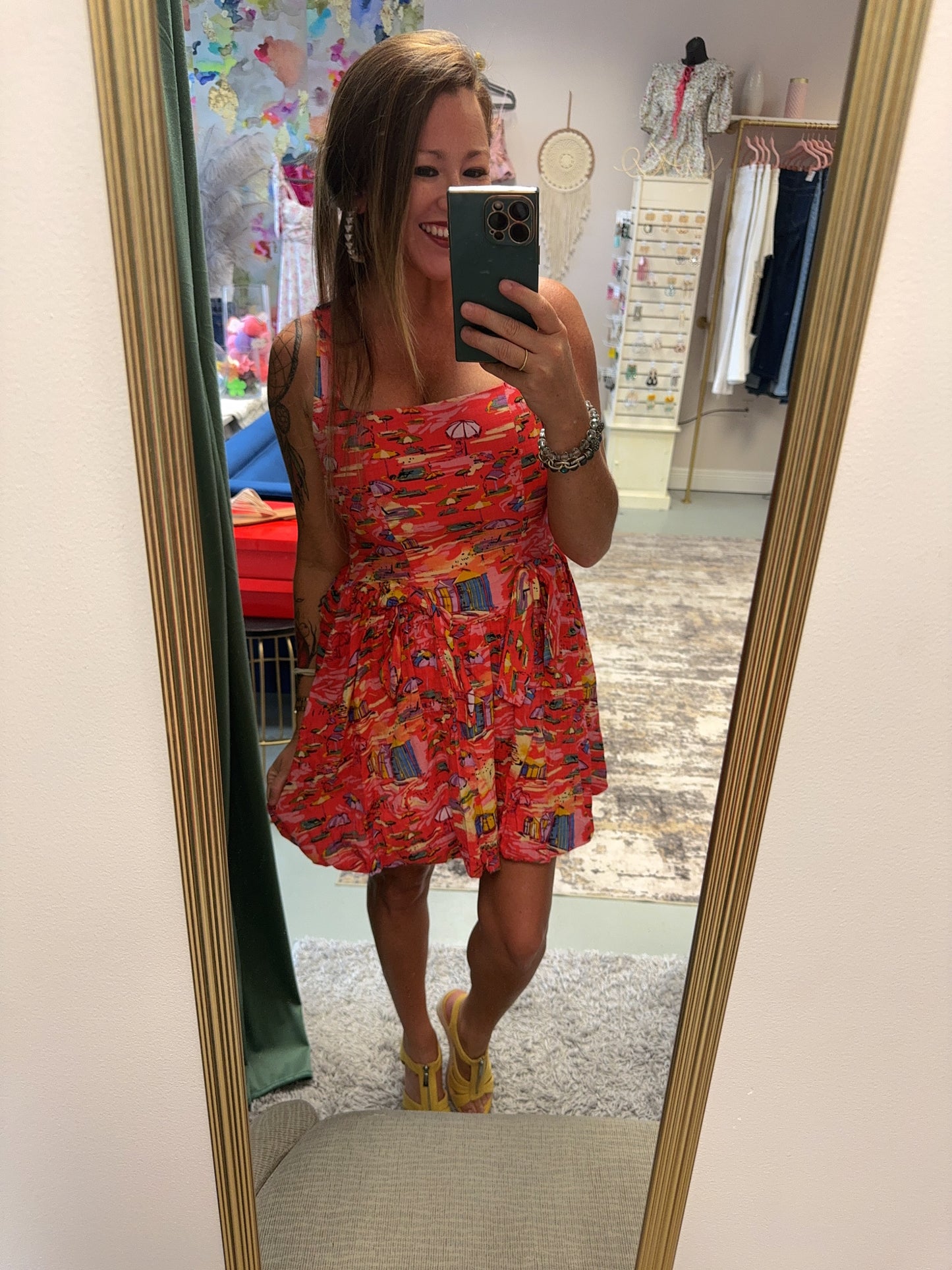 Beach Please Bubble Mini Dress