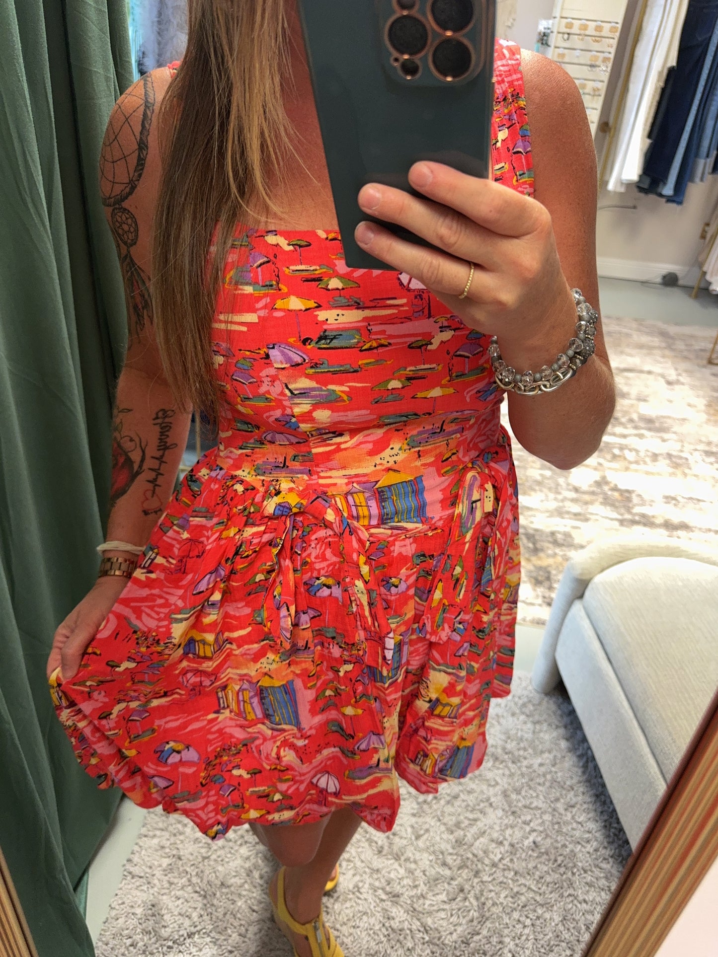 Beach Please Bubble Mini Dress
