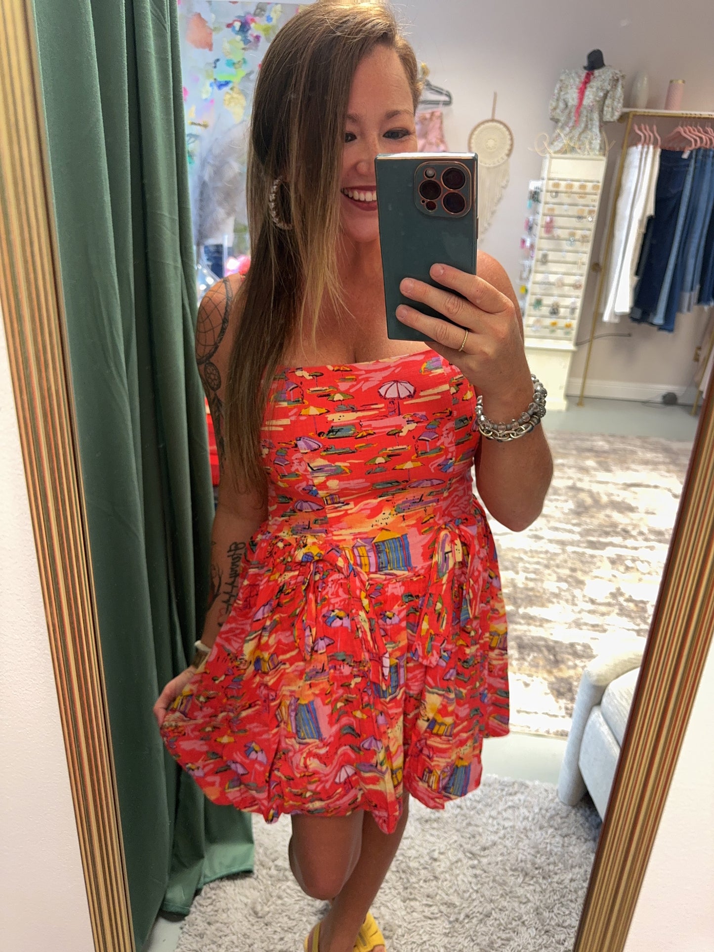Beach Please Bubble Mini Dress