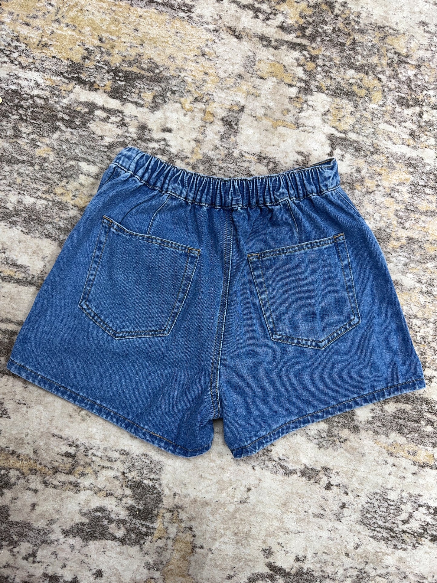 The Denim Wrap Skort