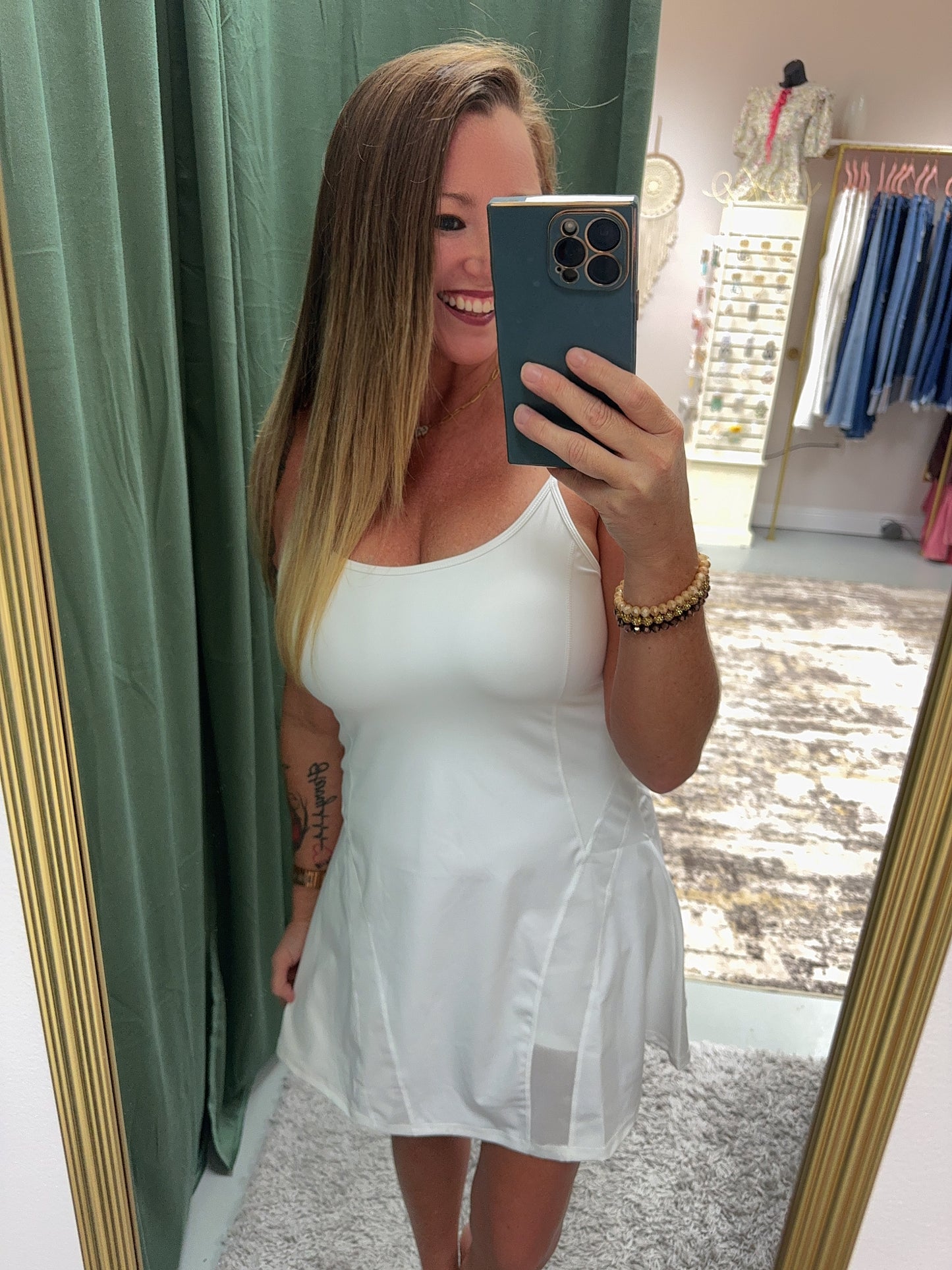 White Mini Tennis Dress