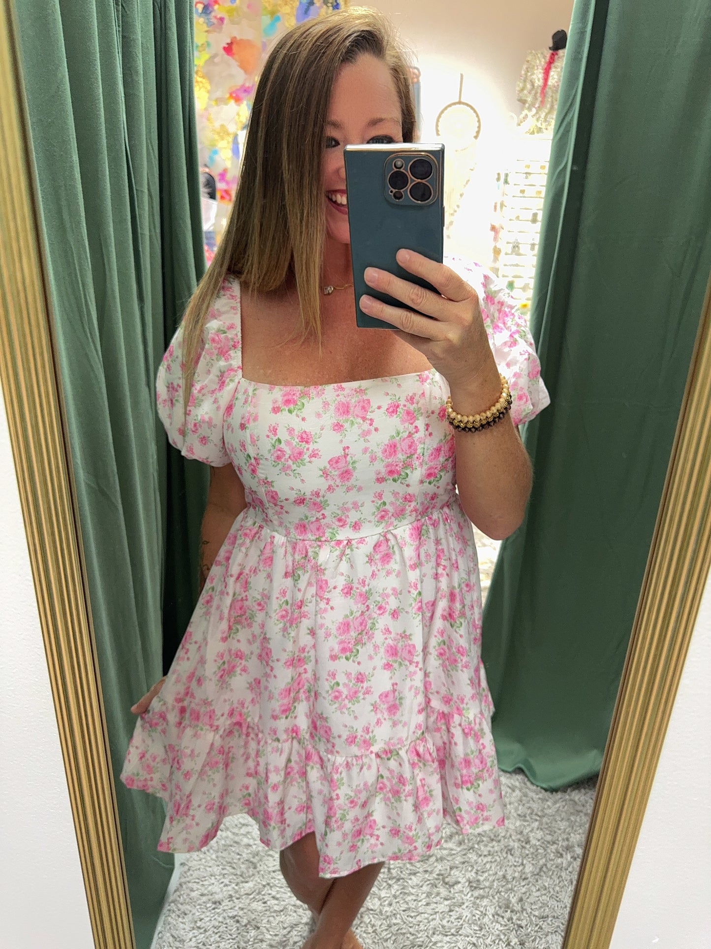 Blouse Babe Floral Mini Dress