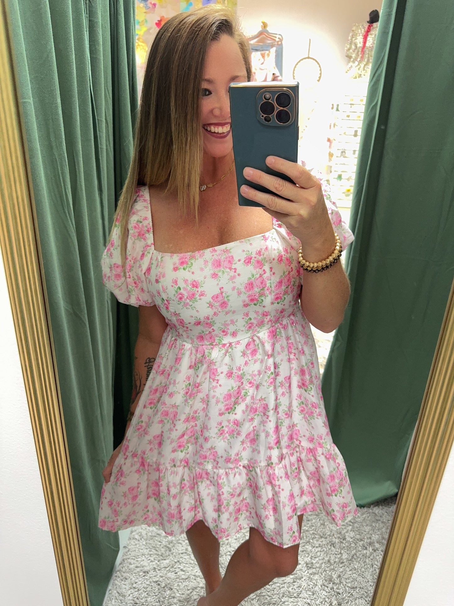 Blouse Babe Floral Mini Dress