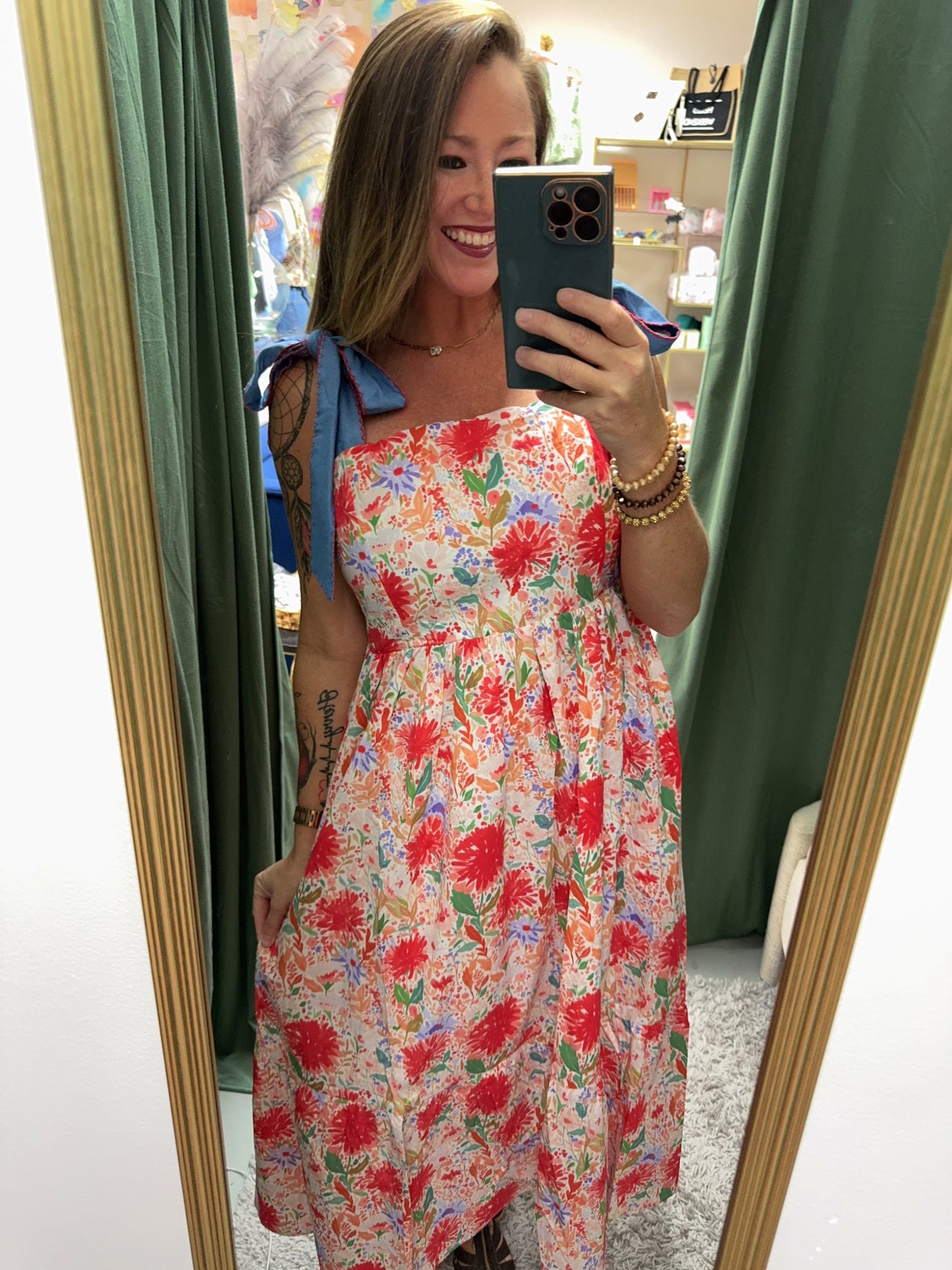 Garden Treasures Floral Dress