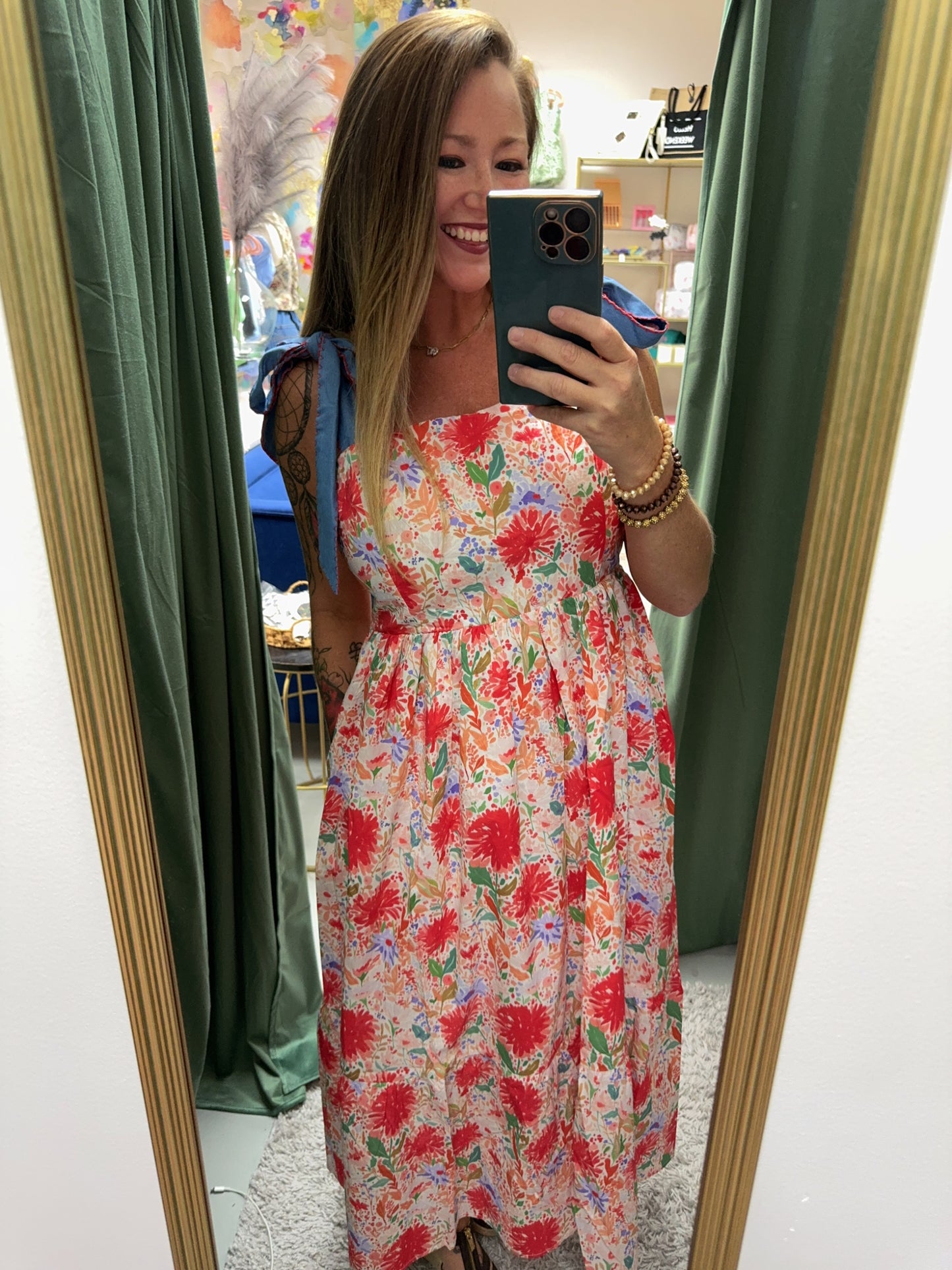 Garden Treasures Floral Dress