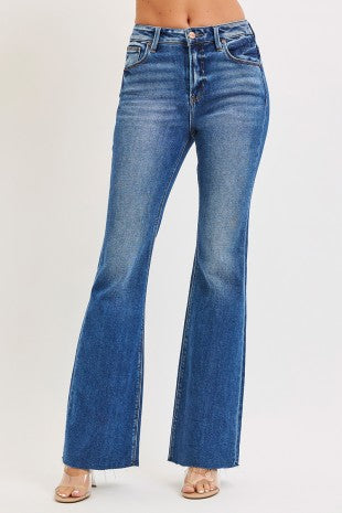 Karma High Rise Flare Risen Jeans