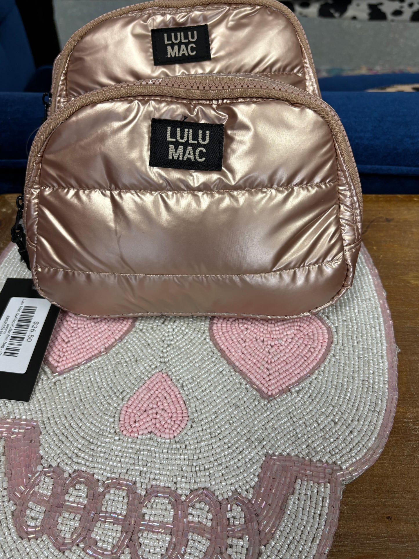 Lulu Mac Quilted Puffer Belt Bag