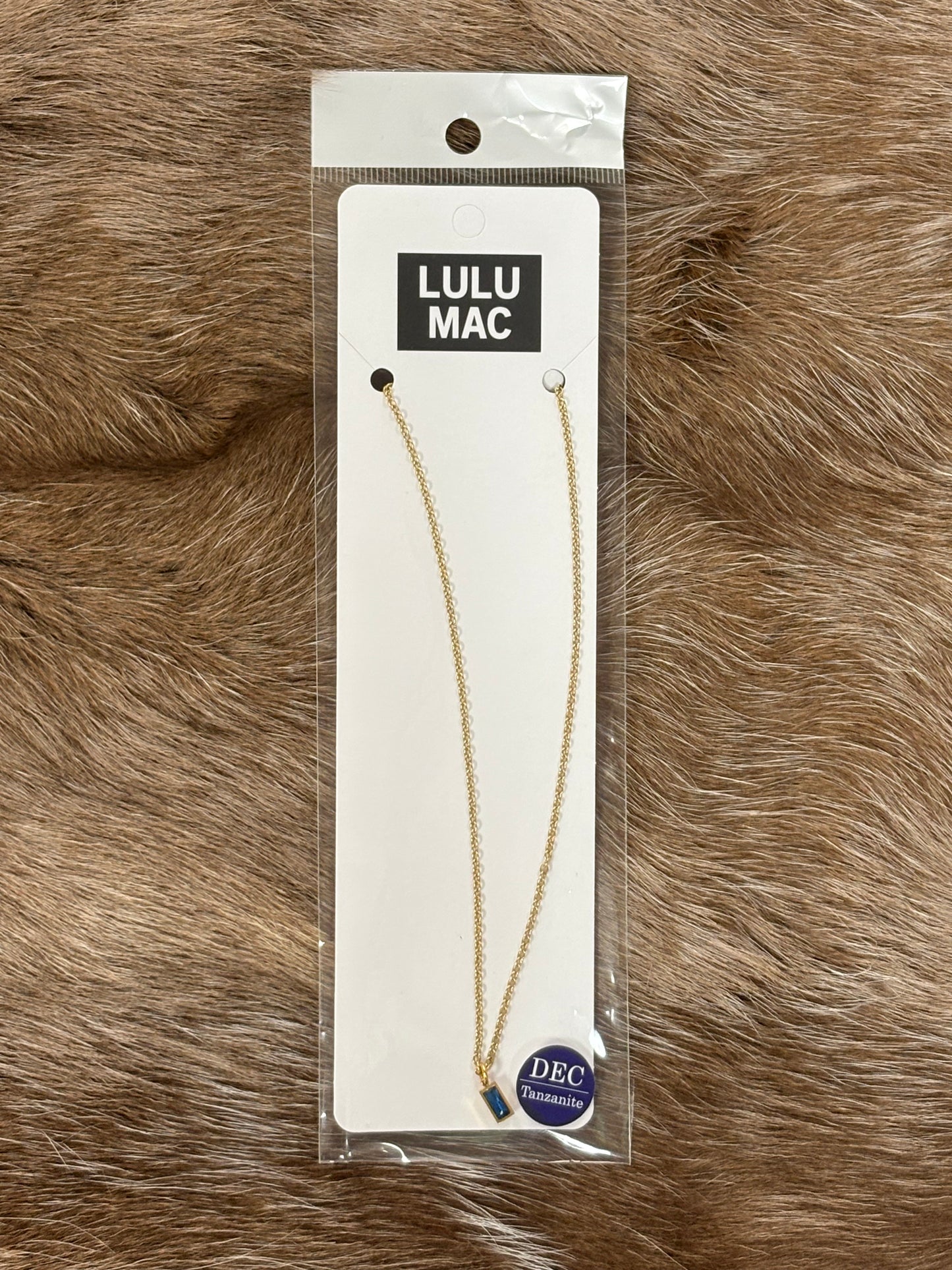 Lulu Mac Birthstone Necklace