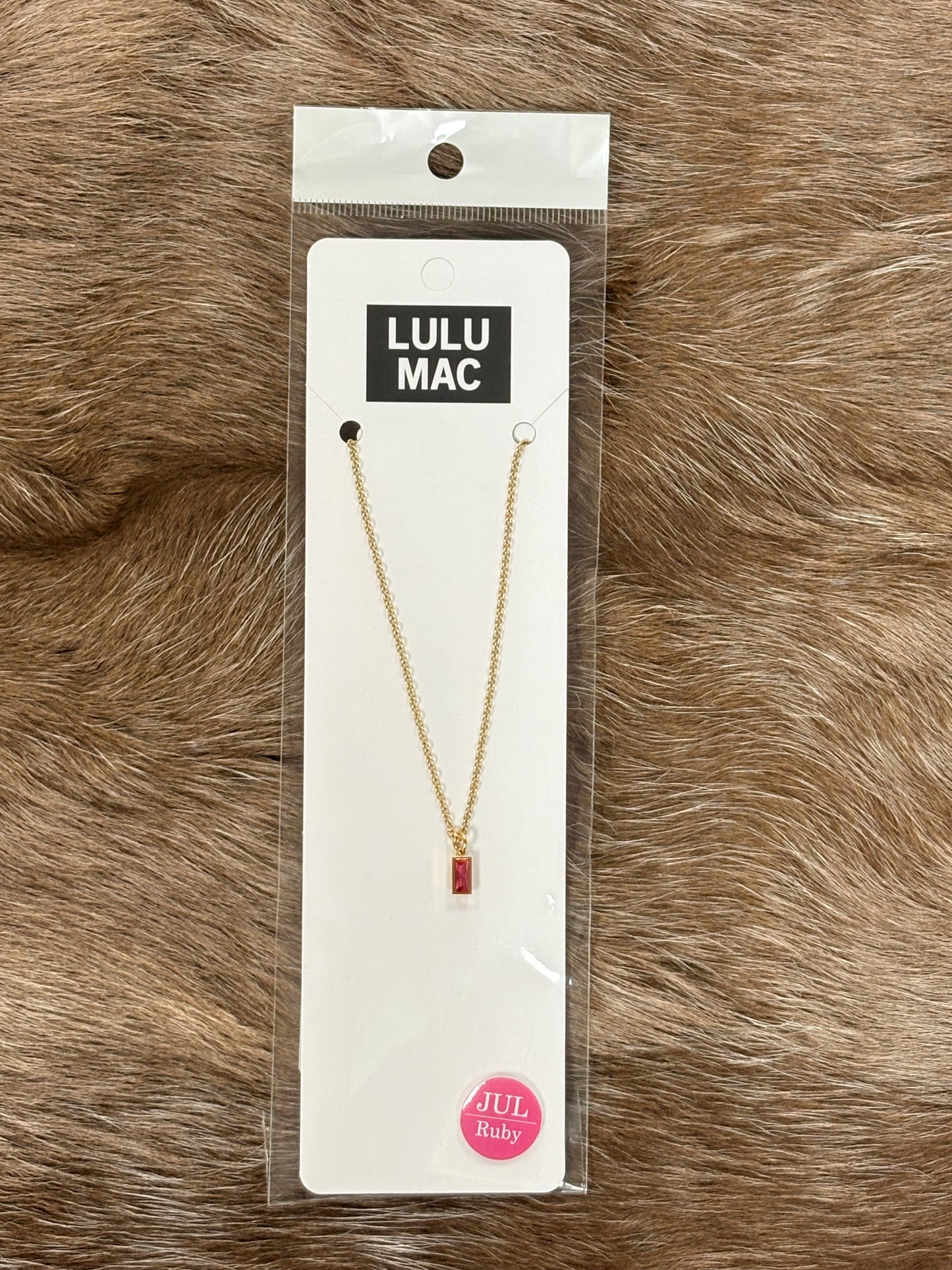 Lulu Mac Birthstone Necklace
