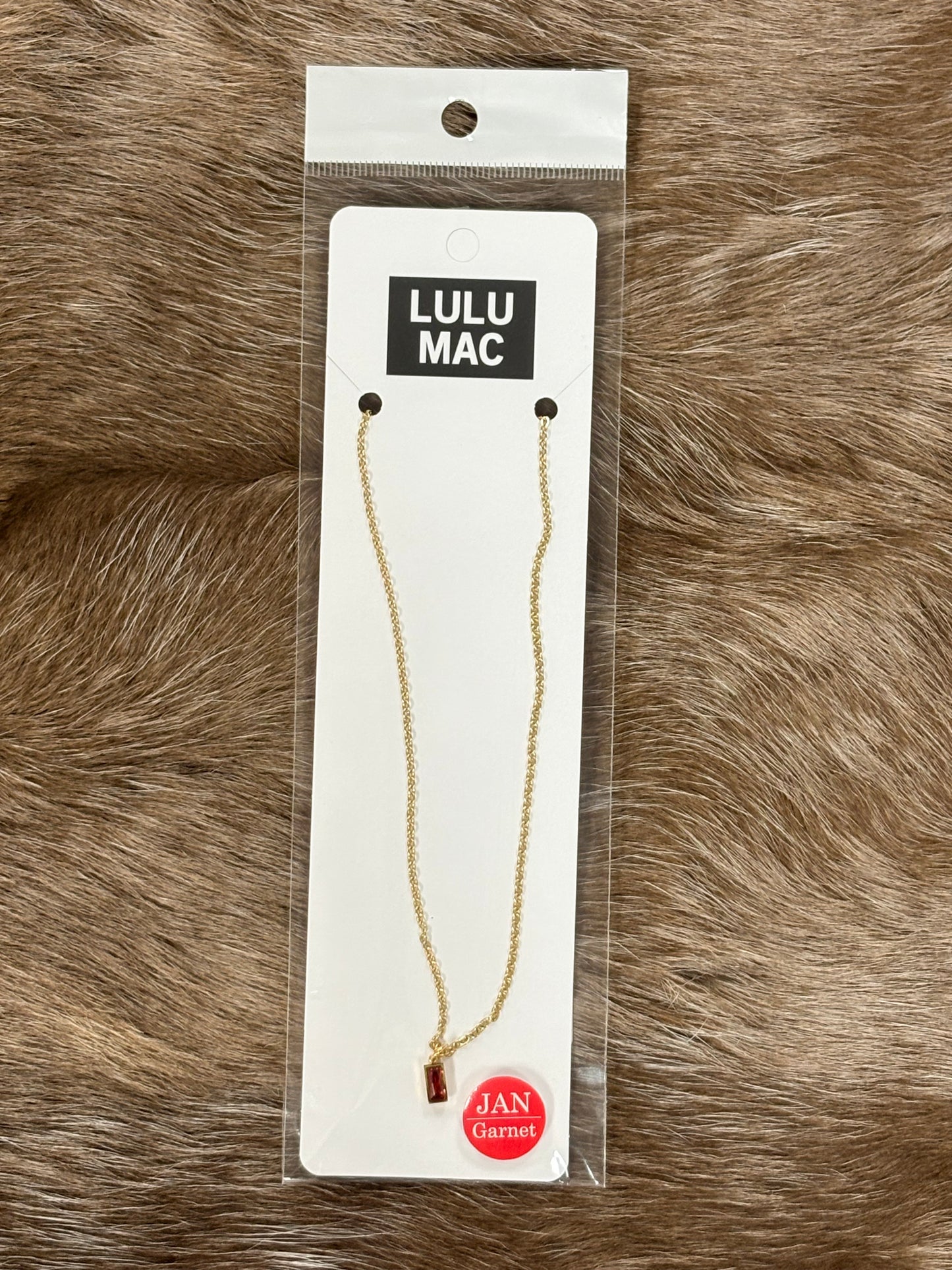 Lulu Mac Birthstone Necklace