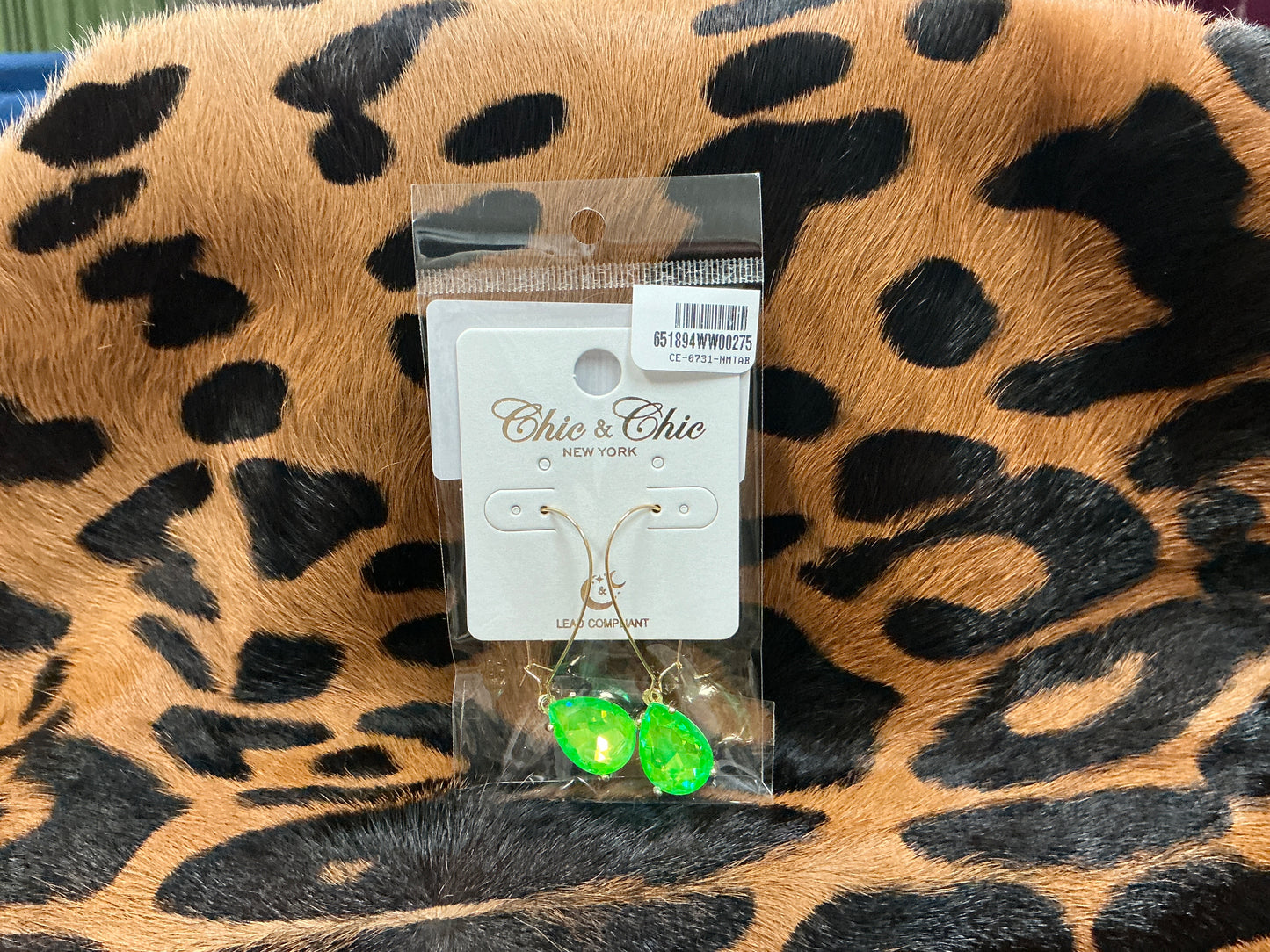 Teardrop Rhinestone Earrings