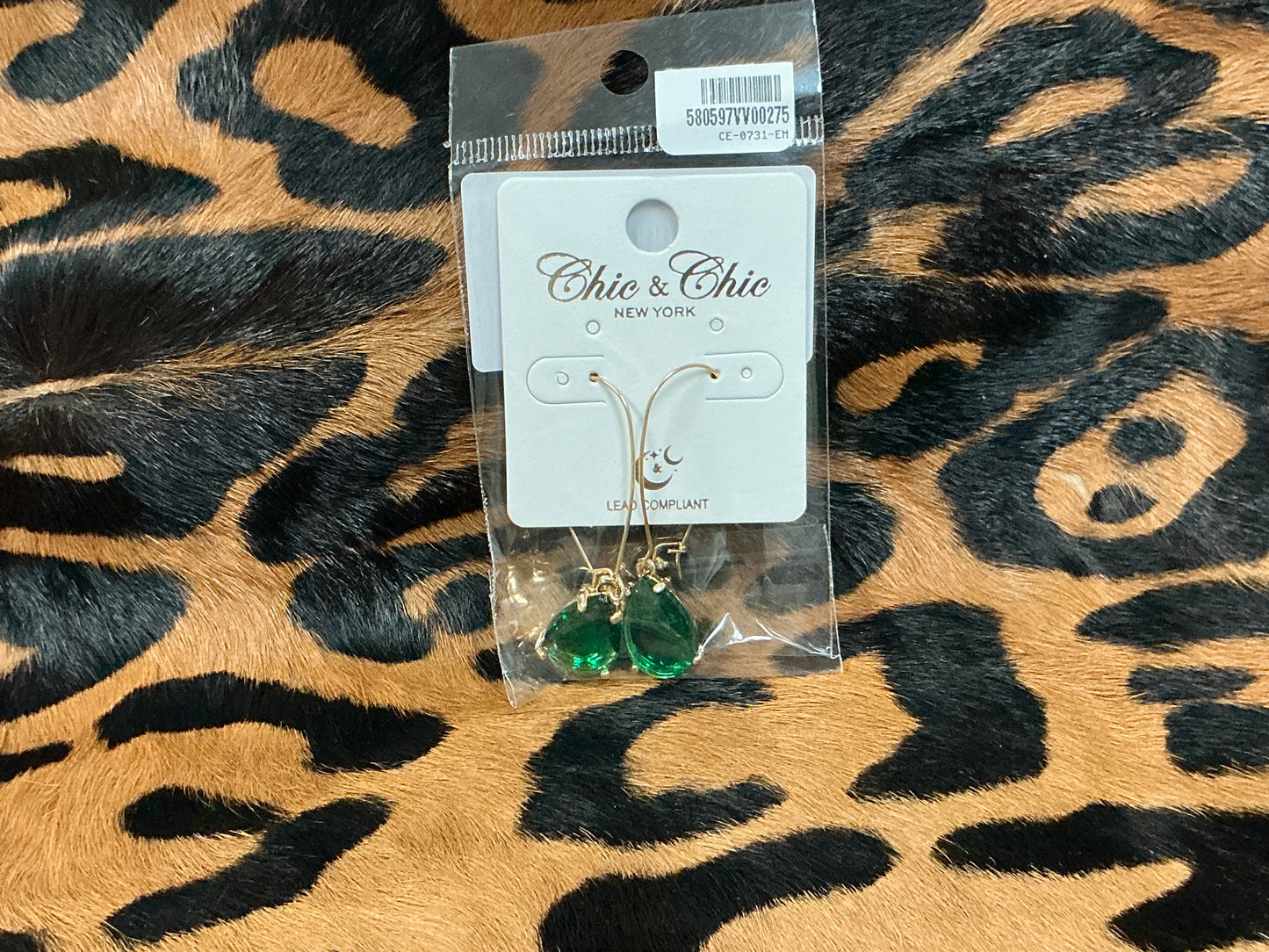 Teardrop Rhinestone Earrings