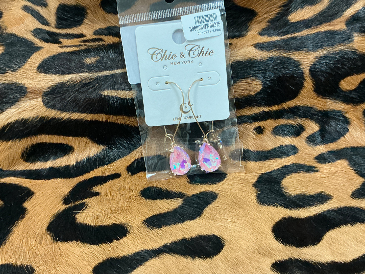 Teardrop Rhinestone Earrings