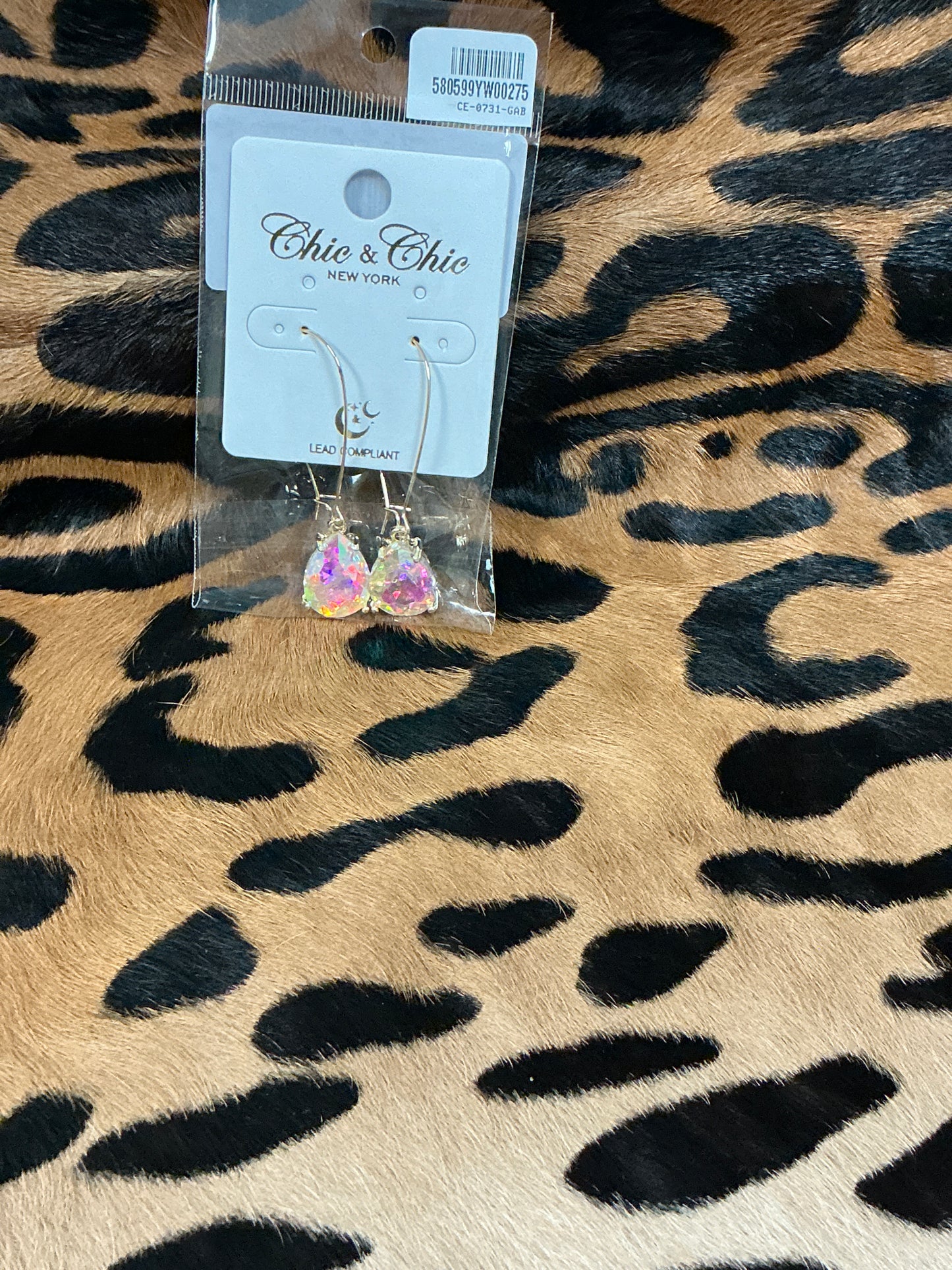 Teardrop Rhinestone Earrings