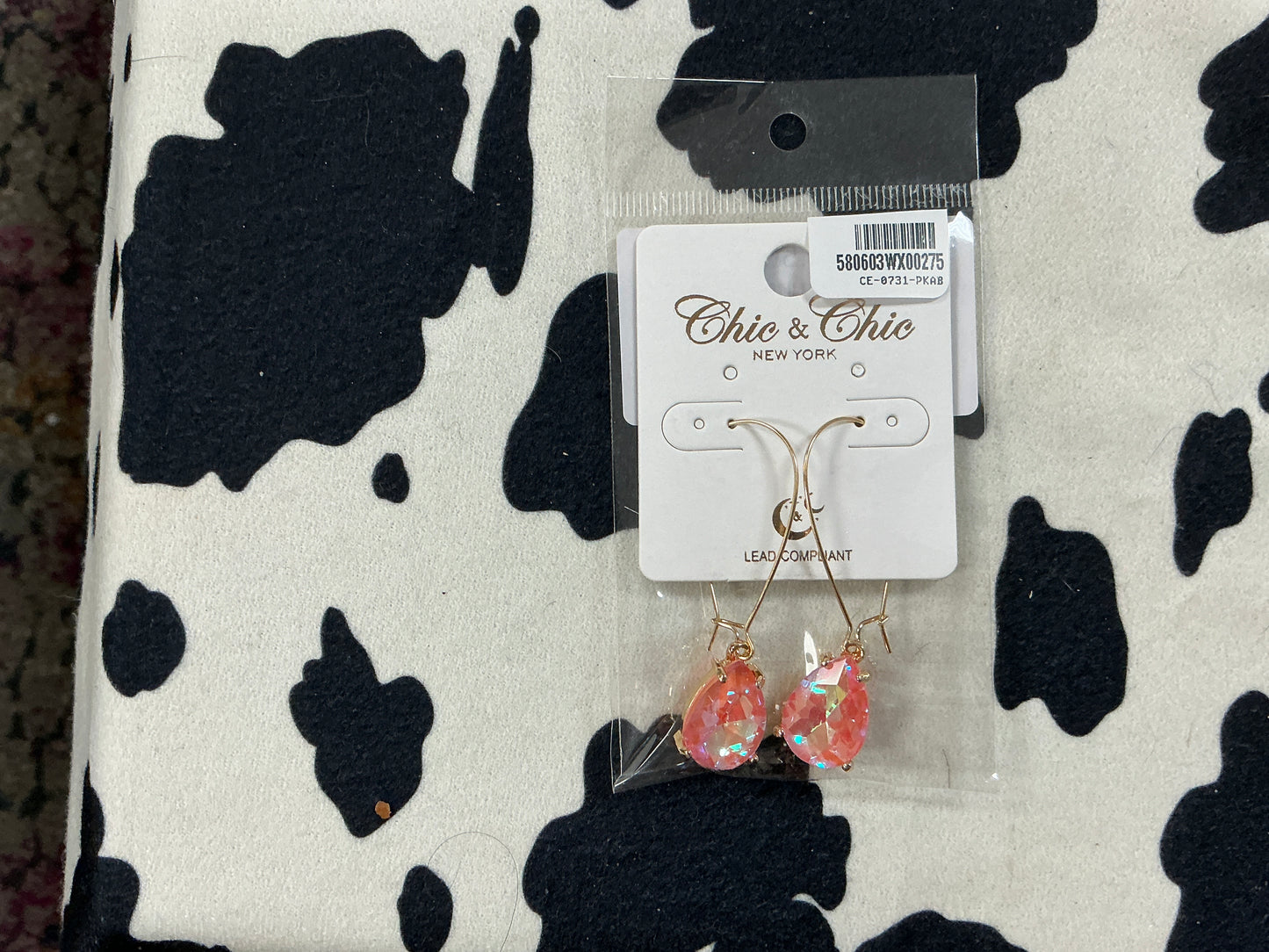 Teardrop Rhinestone Earrings