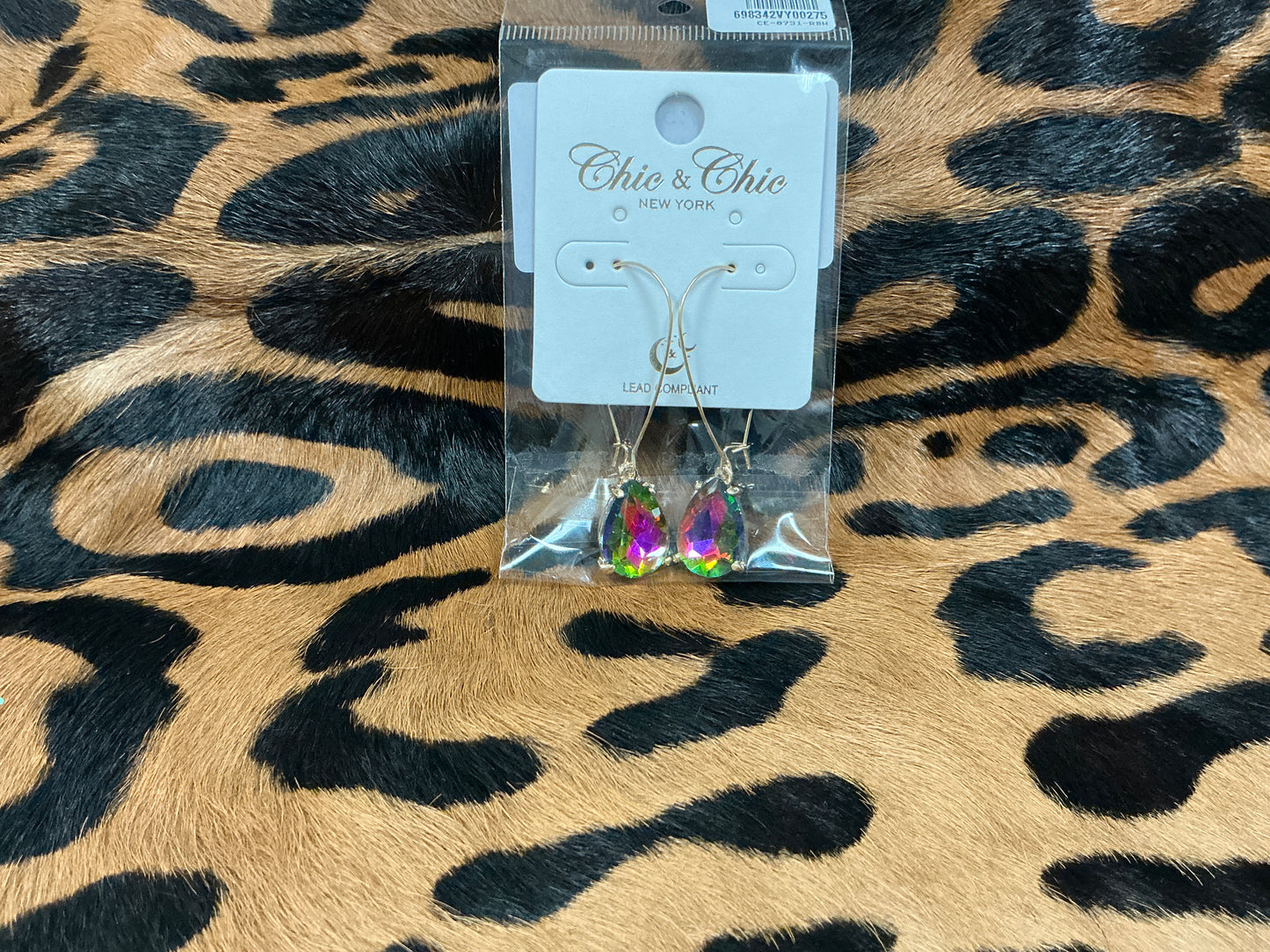 Teardrop Rhinestone Earrings